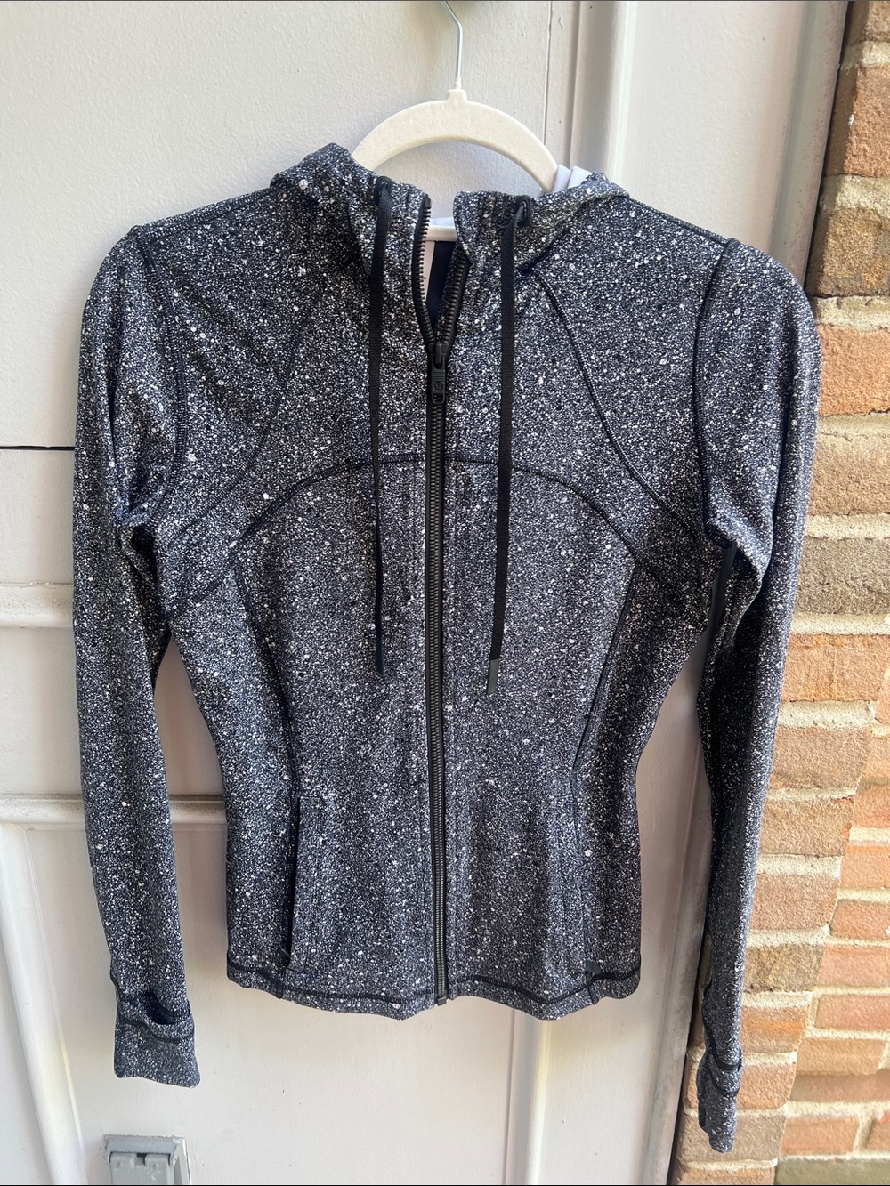 Lululemon Speckled Zip-Up Jacket with Hood